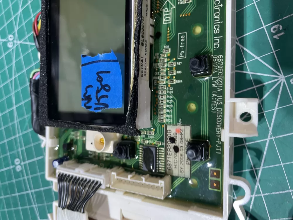 LG 6870EC9236A 6871ER2020B Washer Control Board AZ172990 | Wmv589