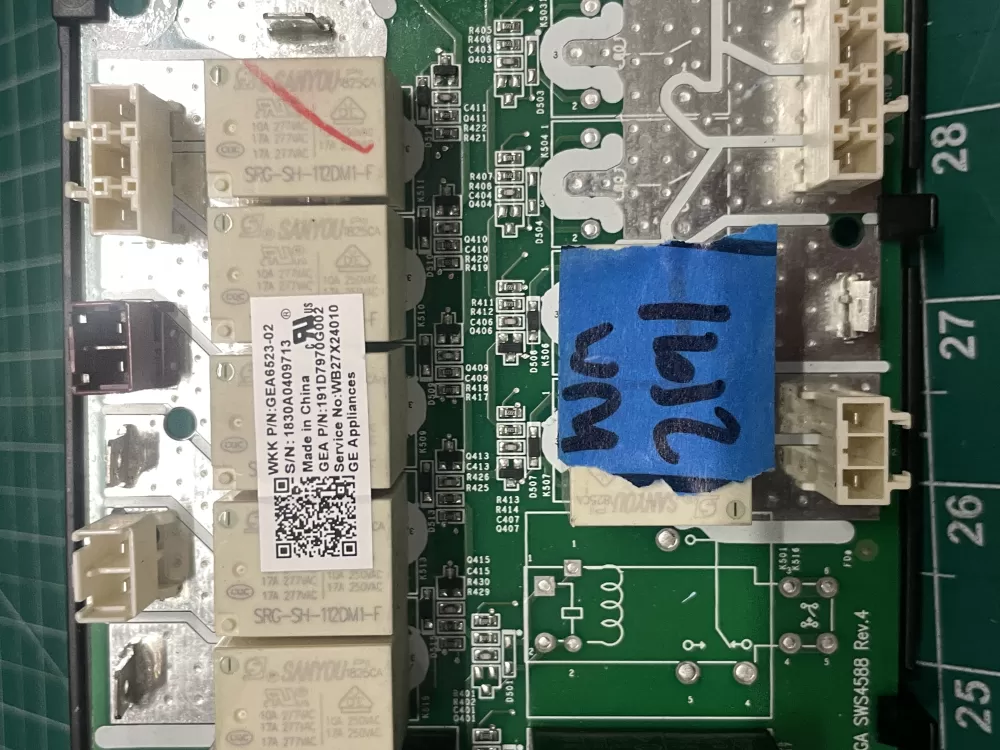 GE 191D7970G002 Wb27X24010  Range Control Board Power Relay AZ202604 | Wm2191