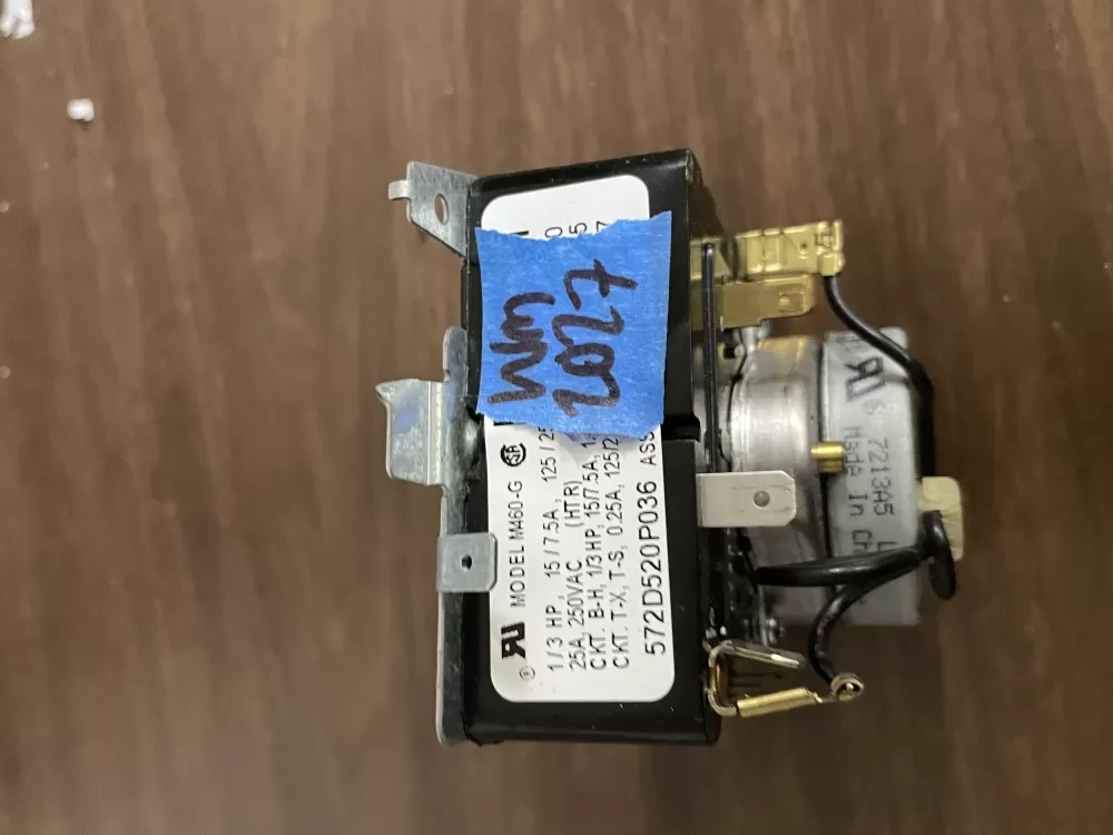 GE 572D520P036 WE4M370 Dryer Timer AZ79686 | Wm2027