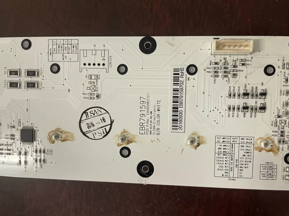 LG EBR79159702 KENMORE Refrigerator Control Board Dispenser AZ43057 | KM1749
