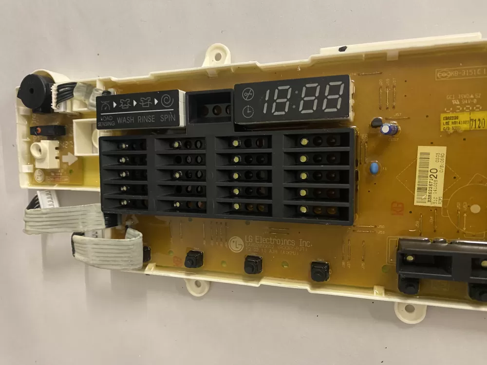 LG EBR62267120 Washer Control Board AZ202749 | BKV902