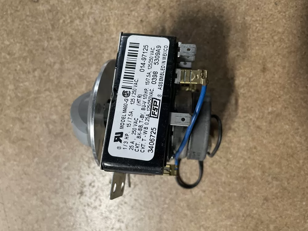 Whirlpool  Maytag  Amana AP6008573 3406725 WP3406725 PS11741713 Dryer Timer