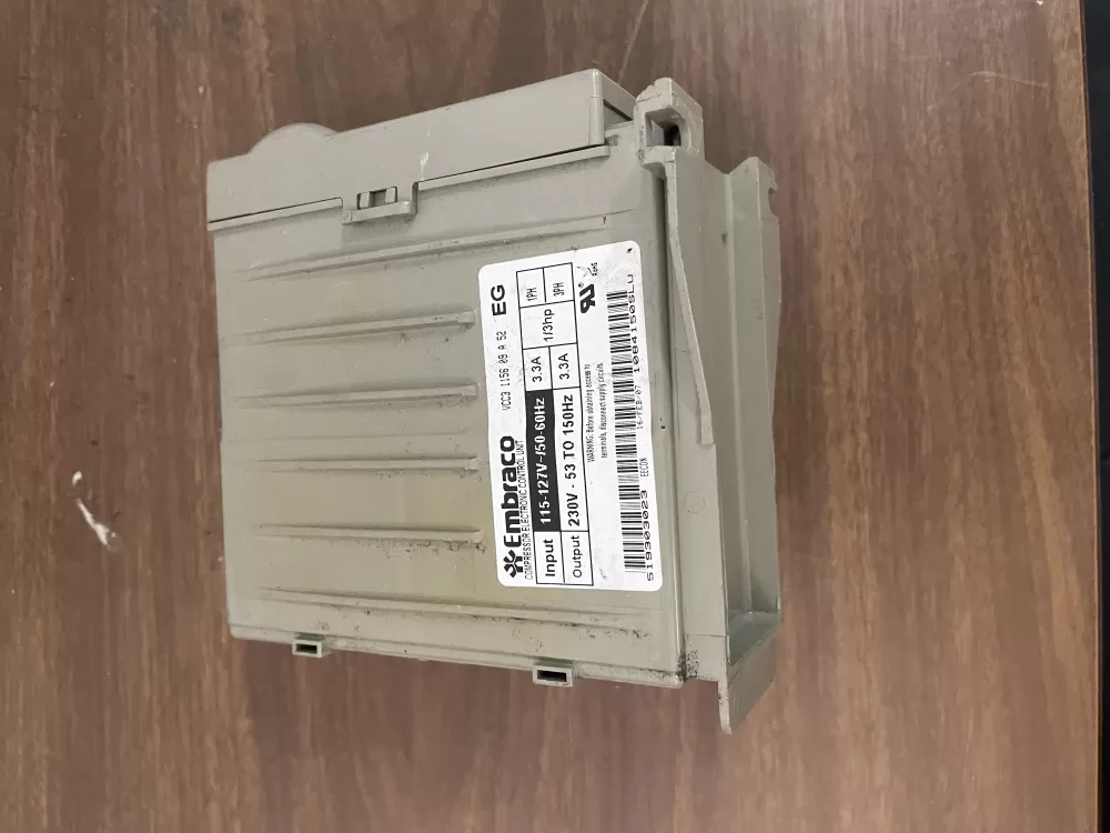 GE VCC3 1156 09 A 52  219323010  Refrigerator 