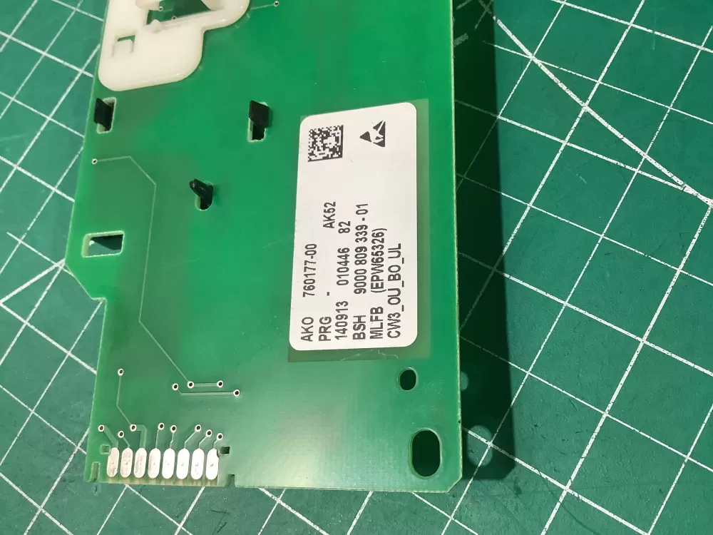 Bosch 9000 809 339-01 760177-00 Washer Control Board AZ191244 | AR2296
