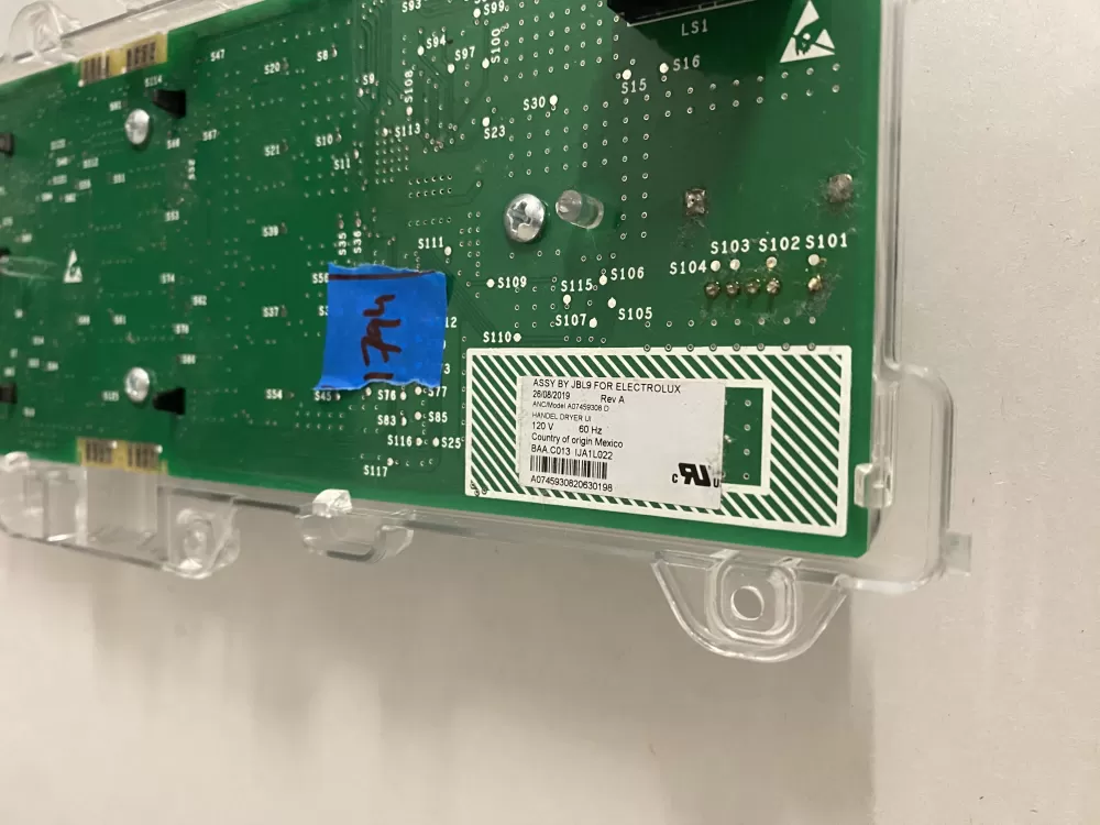 Frigidaire A07459307 A07459308 Dryer Control AZ203363 | BK1794
