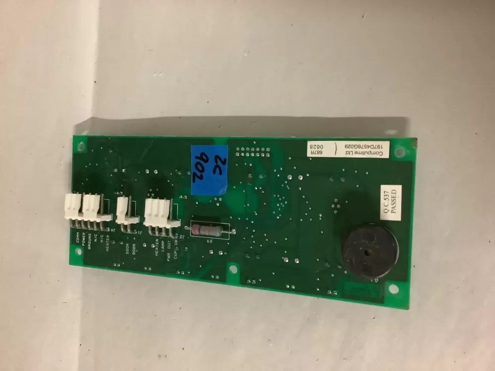 GE 197D4576G029 Refrigerator Control Board Dispenser AZ208402 | ZC902