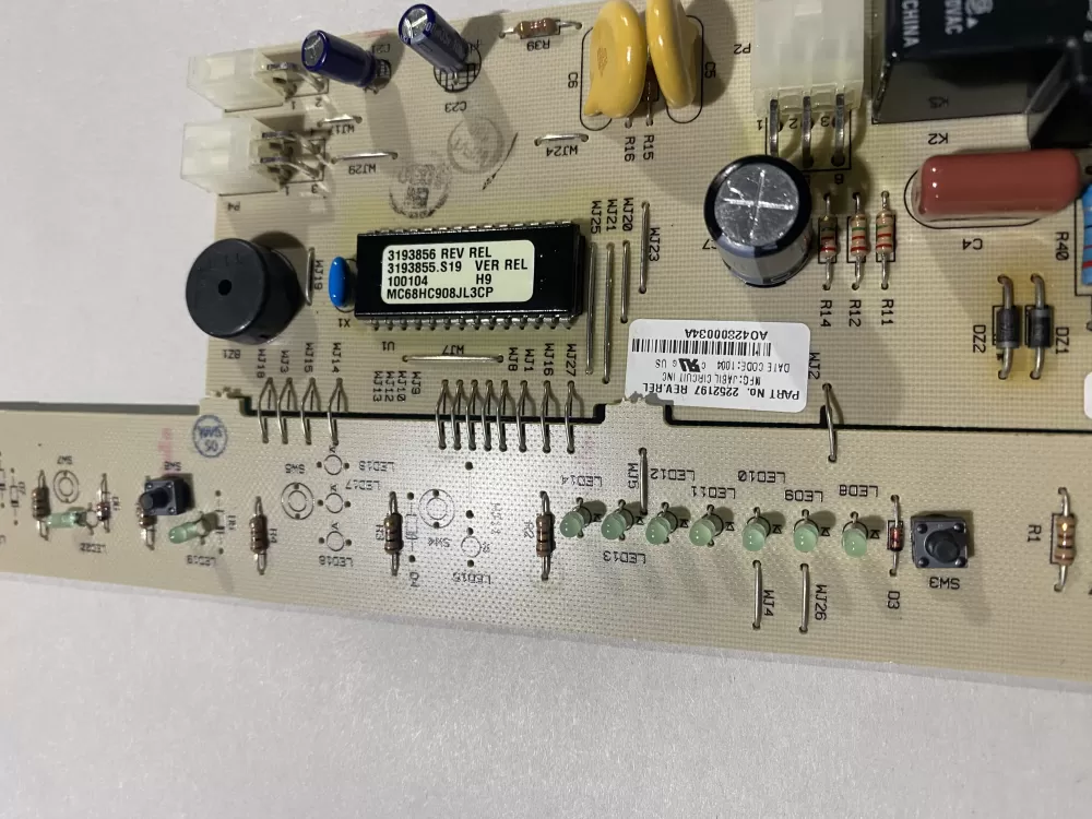 Whirlpool 2252197 AP3713826 Control Board AZ143403 | BK2411