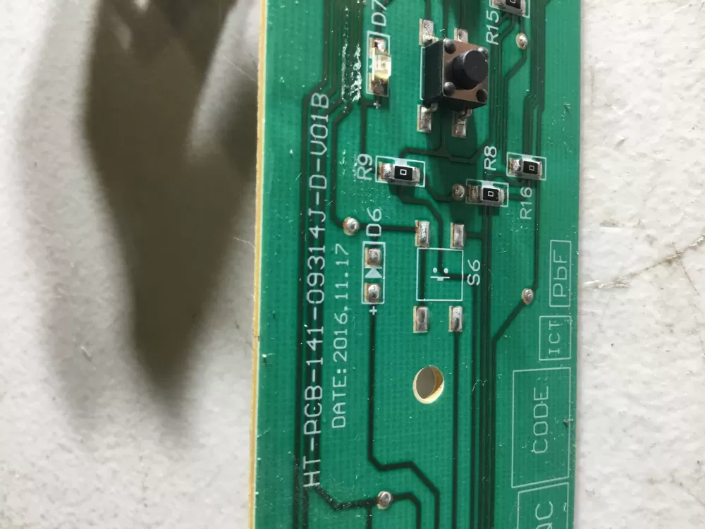 Frigidaire A04108901 Dishwasher Switch Board User Interface AZ47519 | NR570