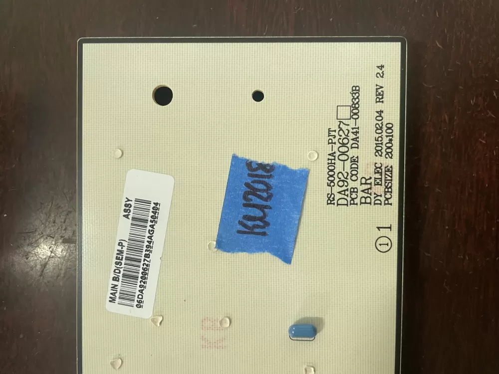 Samsung DA92 00627B Refrigerator Control Board Dispenser AZ56845 | KM2018