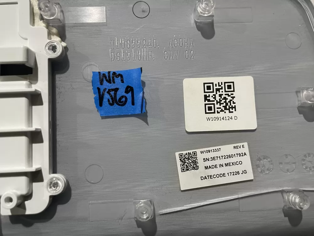 Whirlpool Maytag W10914124 Dryer Control Panel W10913337 AZ199276 | Wmv569