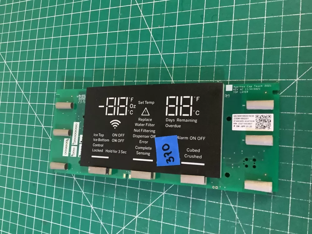 GE 239D6168G001 Refrigerator Control Board AZ204269 | NR370
