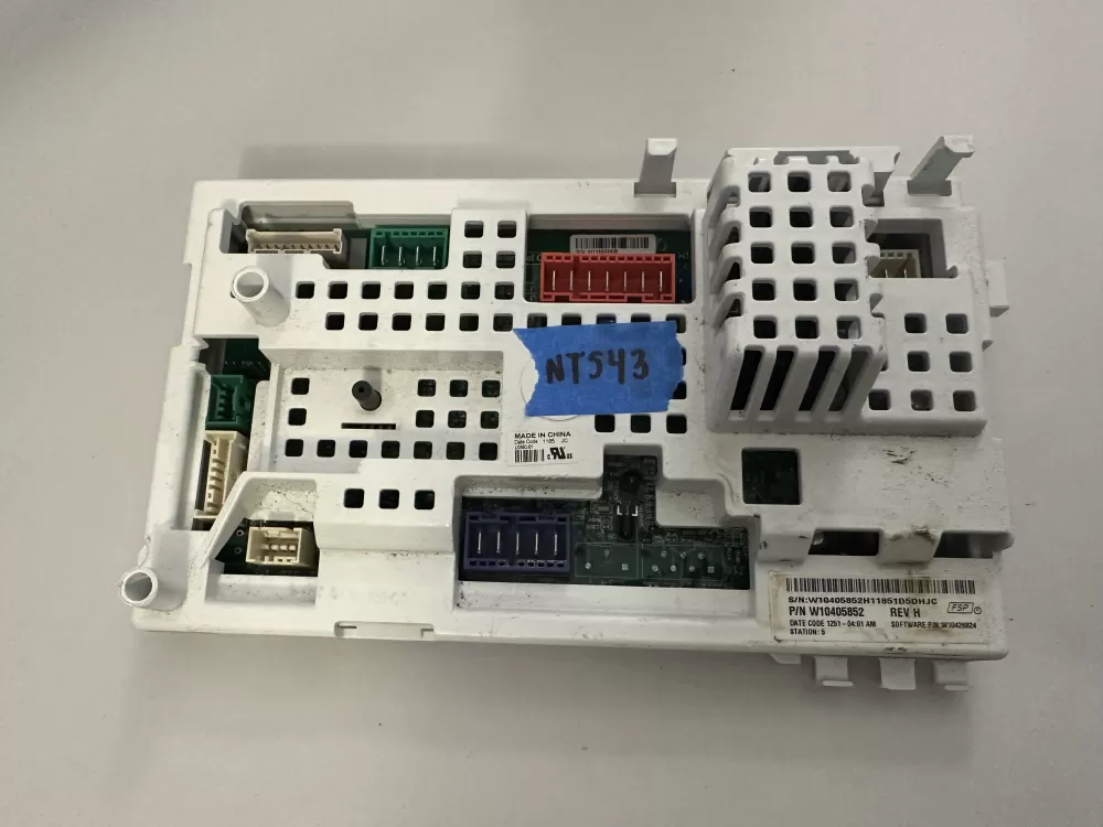 Whirlpool W10405852 W10445271 W10480108 Washer Control Board AZ1887 | NT543