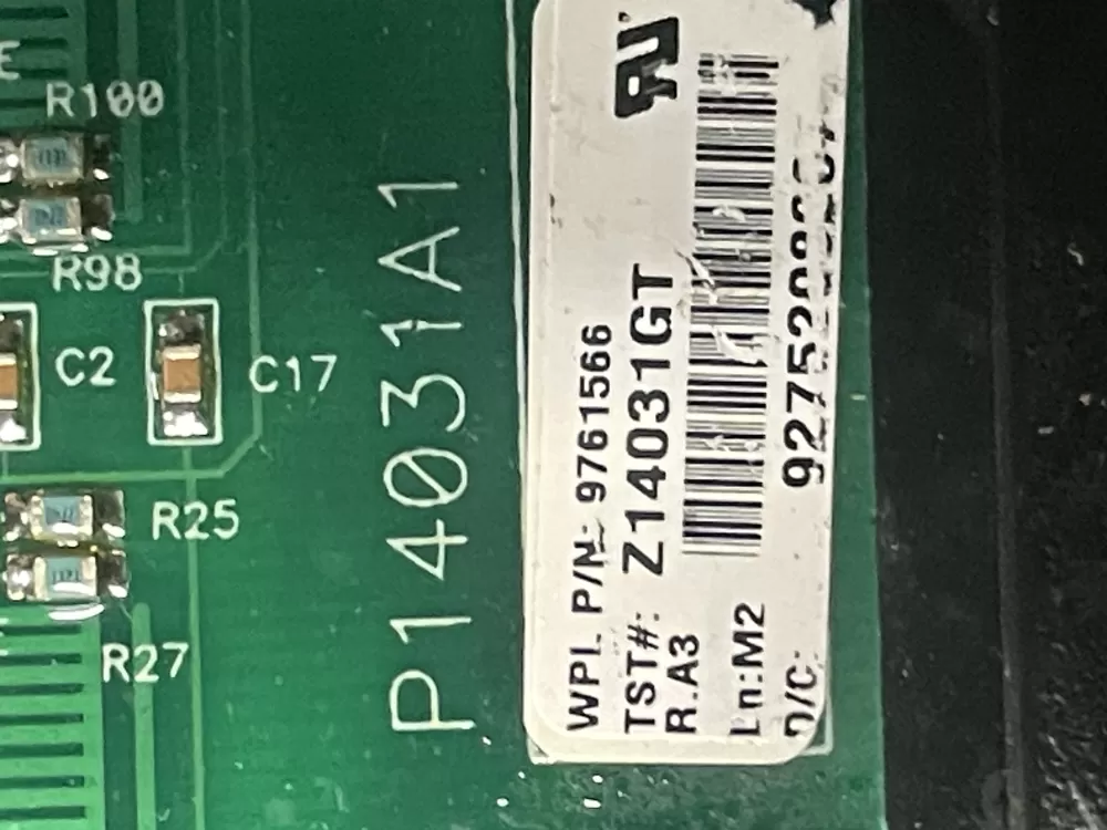 KitchenAid Whirlpool 9761566 Range Control Board Touch Panel AZ15338 | 770