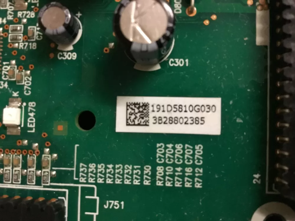 GE Range WB27X21393 WB27X25771 Oven Touch Panel Control Board AZ6242 | NR475