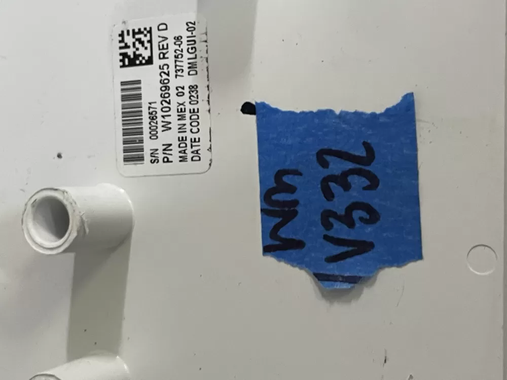 Whirlpool AP6018211 W10269625 WPW10269625 Dryer Control AZ80385 | Wmv332