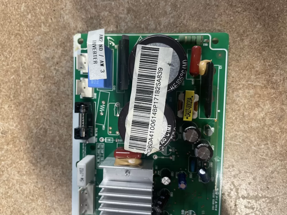 Samsung DA41 00585A 00614B Refrigerator Control Board Inverter AZ23001 | KM1647