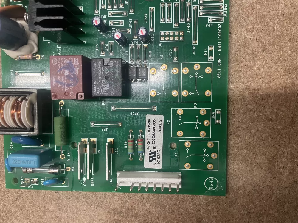 GE 200D6235G005 EBX1110P003 Refrigerator Control Board AZ11771 | KM1405