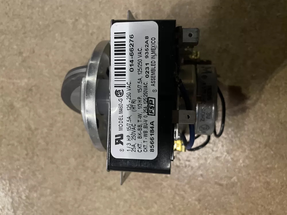 Whirlpool 8566184A 8566184 WP8566184 AP6013380 8566184R PS11746606 Dryer Timer