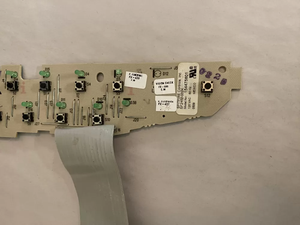 Frigidaire Electrolux 154475801 Dishwasher Control Board AZ111528 | BK939