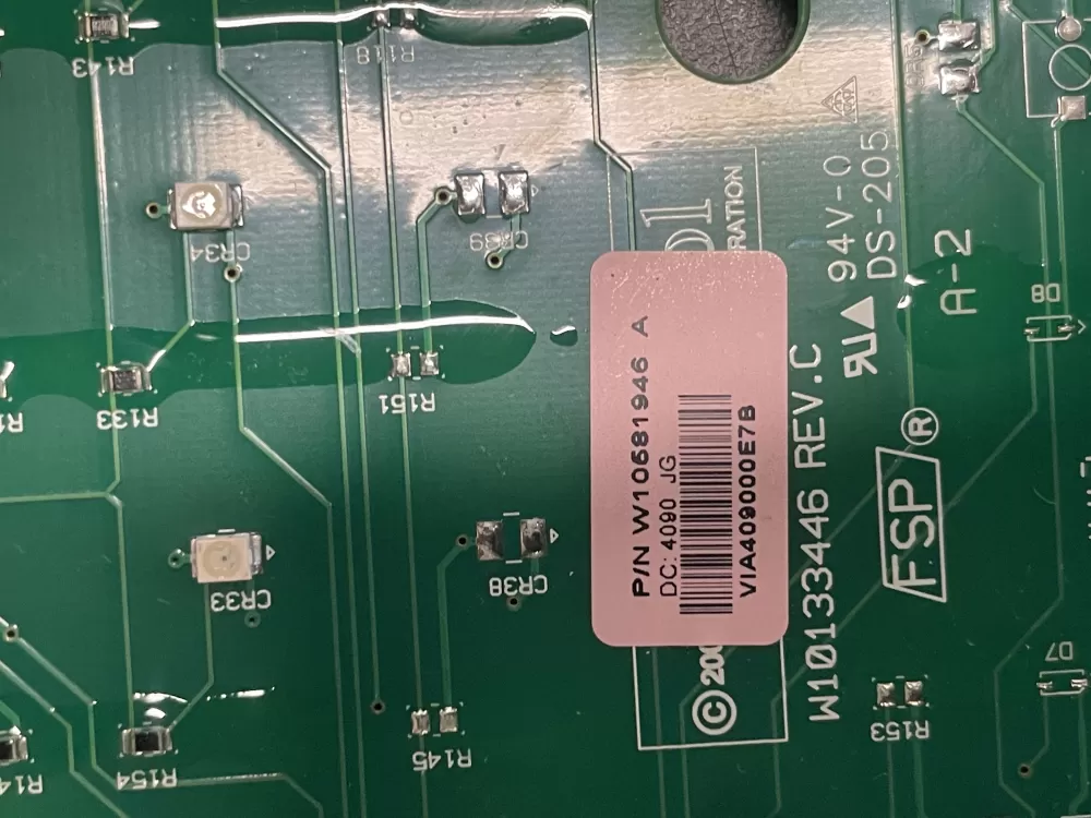 Whirlpool W10581946 Washer Control Board AZ19994 | WM795