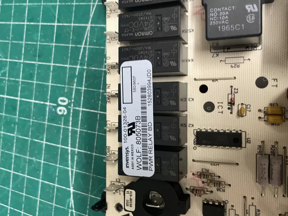 Genuine Wolf Built-in Oven Relay Board # 805073B AZ212021 | Wm2301