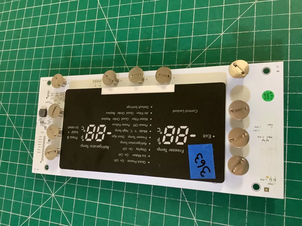 Frigidaire A05860726/A Refrigerator Control Board Display AZ201847 | NR363