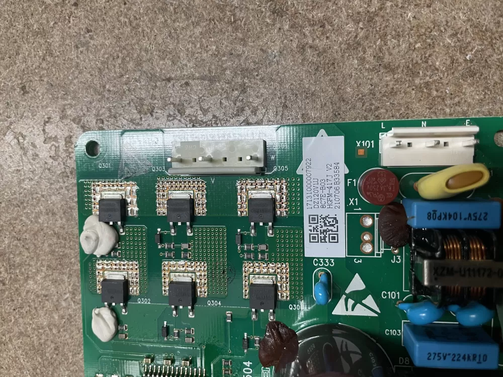 Midea 17131000007922 Refrigerator Control Board AZ7218 | KM1618