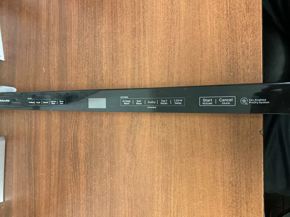 KitchenAid  W11622505  W11496610  Dishwasher Control Panel