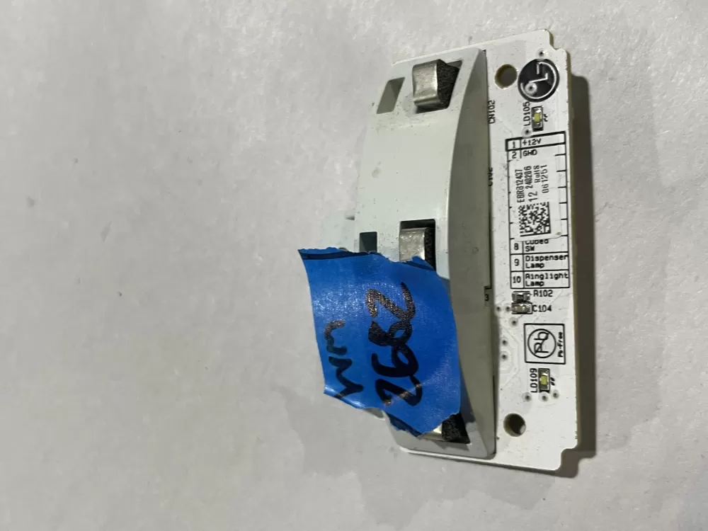 LG Refrigertor Display Control Board AZ186754 | Wm2682
