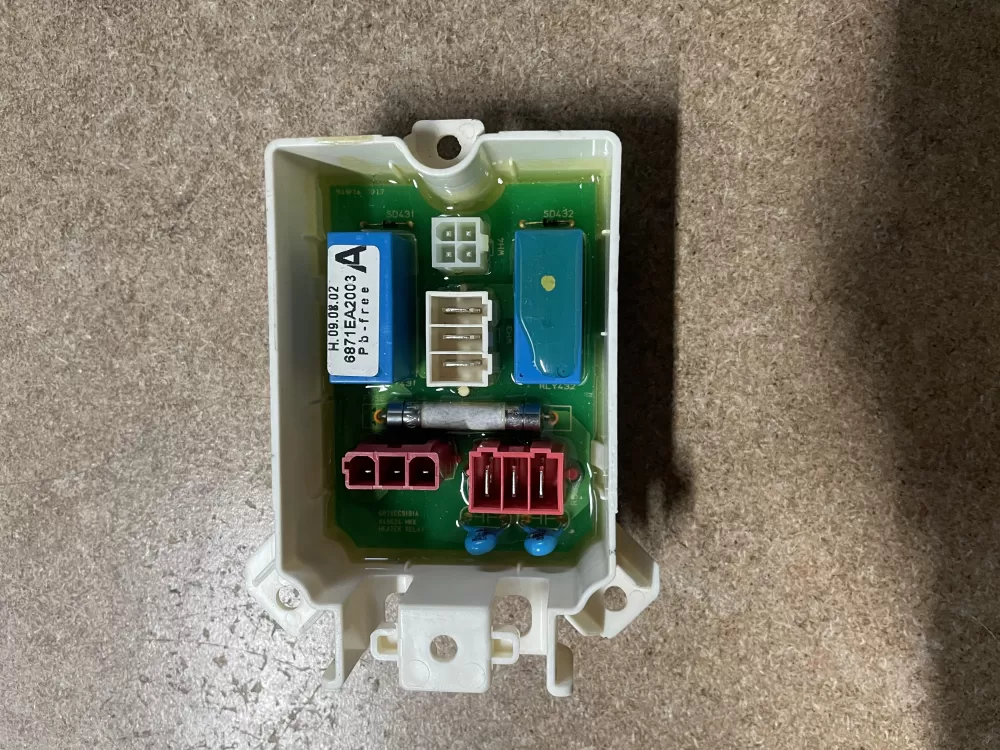 GE 6870EC9191A Washer Heater Relay Board