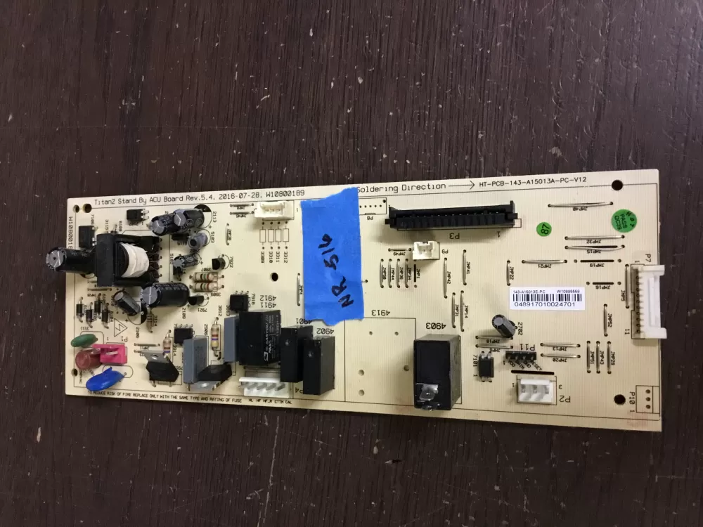 Whirlpool W10800189 Microwave Control Board AZ8753 | NR516