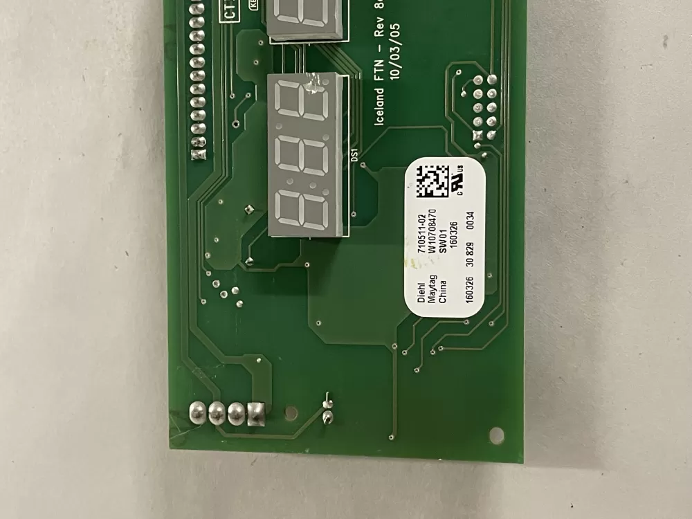 Maytag W10799818 W10708470 Refrigerator Control Board AZ120987 | KM1766