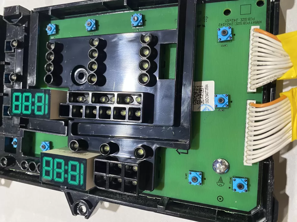 Samsung DC94-07259A Dual Washer Display Control Board AZ177481 | BKV848
