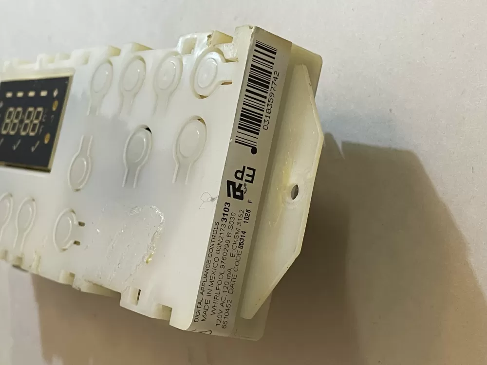 Whirlpool WP6610457 Estate Range Oven Control Board AZ147023 | KM2465