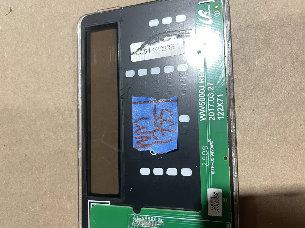 Samsung DC64-03829B Dryer Display UI Control Board AZ63435 | Wm1755