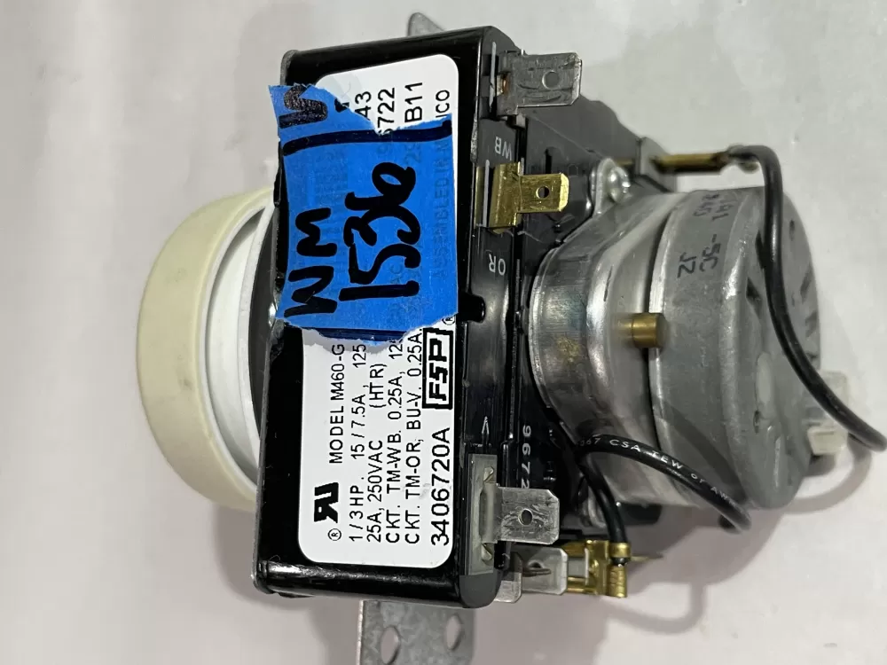 Whirlpool 3406720A PD00055932 3406720 529119 Dryer Timer AZ190730 | Wm1536