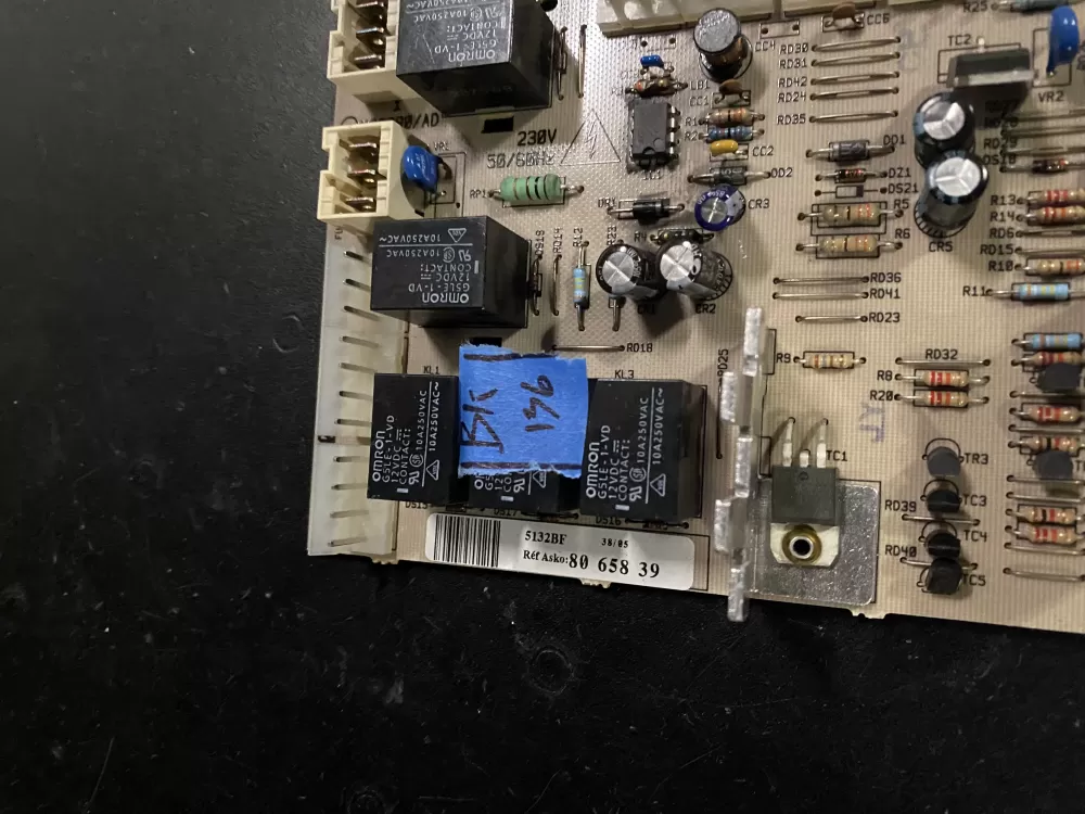 W6021 ASKO Washing Machine MAIN Control PCB #8065839 AZ26319 | BK136