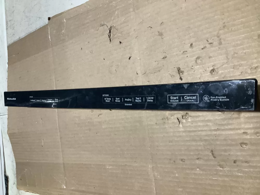 KitchenAid W11106346D Dishwasher Control Board Panel