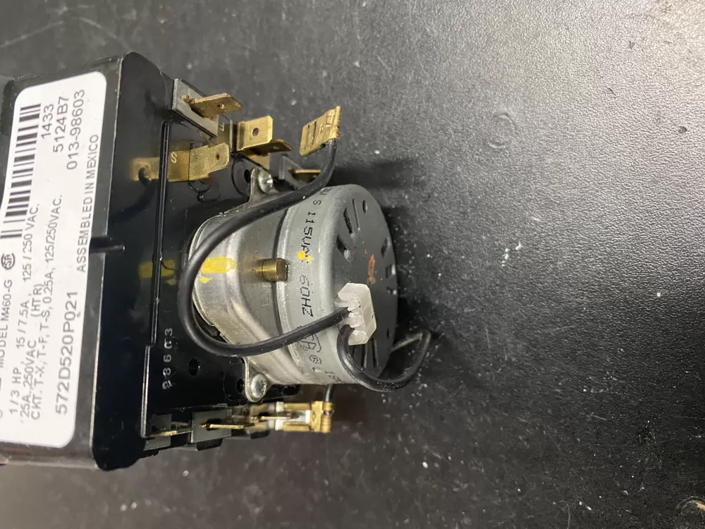 GE 572D520P021 WE4M271 Dryer Timer
