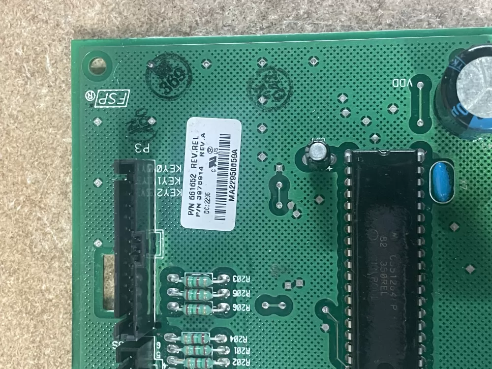 Whirlpool  Kenmore 8566150  AP3841286  1156589  3976625  3976625R  3978914  3978915  3978916  3980061  3980061R  661652  661652R  8566150R  AH986743  EA986743  PS986743 Dryer Control Board