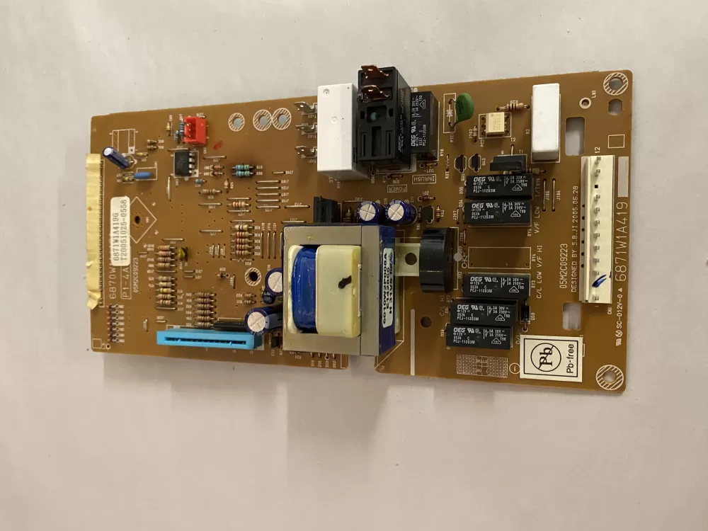 LG 6871W1A419G Microwave Control Board Contorl Panel