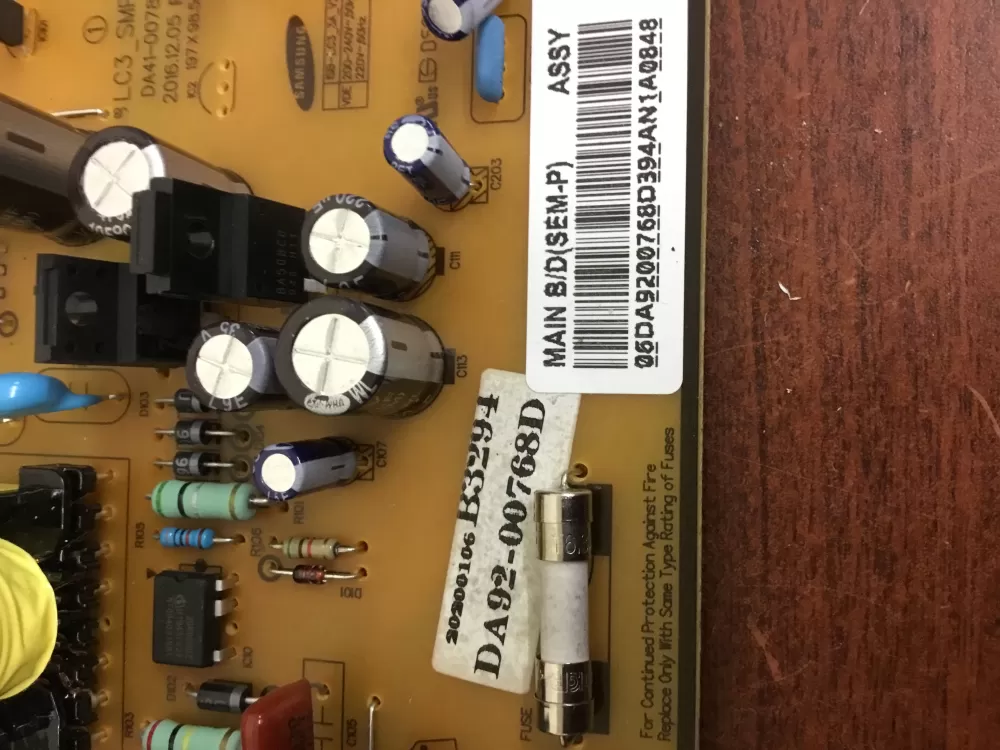 Samsung DA92 00768D Refrigerator Control Board Inverter AZ30953 | NR1660