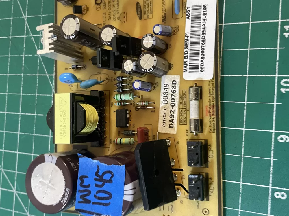 Samsung DA92 00768D Refrigerator Control Board Inverter AZ200891 | Wm1045
