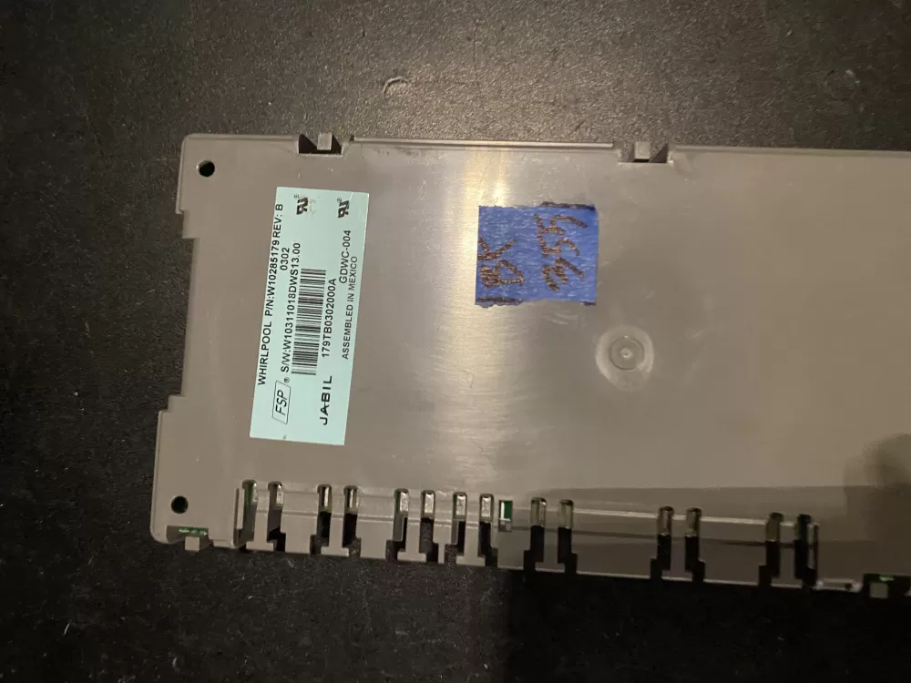 Whirlpool Maytag KitchenAid Kenmore Dishwasher Control Board AZ24859 | BK355