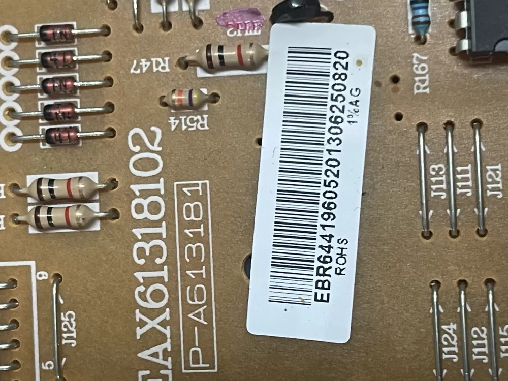 LG EBR64419605 Kenmore Microwave Control Board AZ12572 | 581