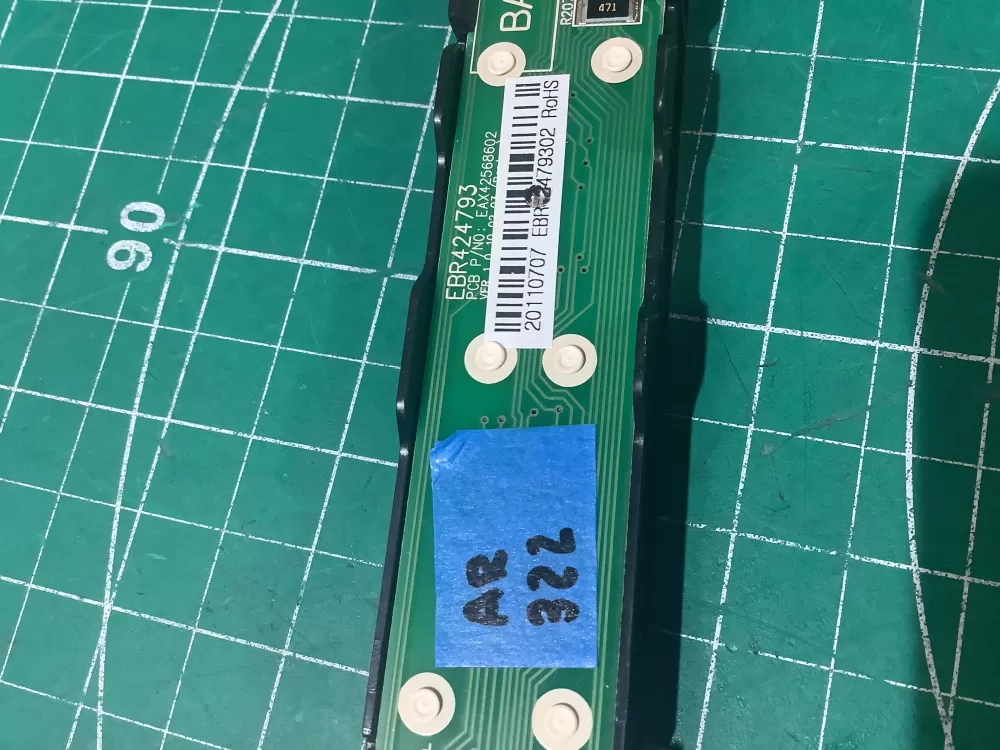 LG EBR42479302 Refrigerator Temperature Control Board AZ190351 | AR322