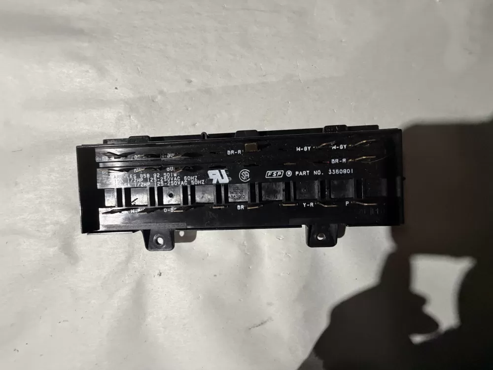 Whirlpool 3360801 Washer Switch Button Touchpad AZ215201 | KM2518