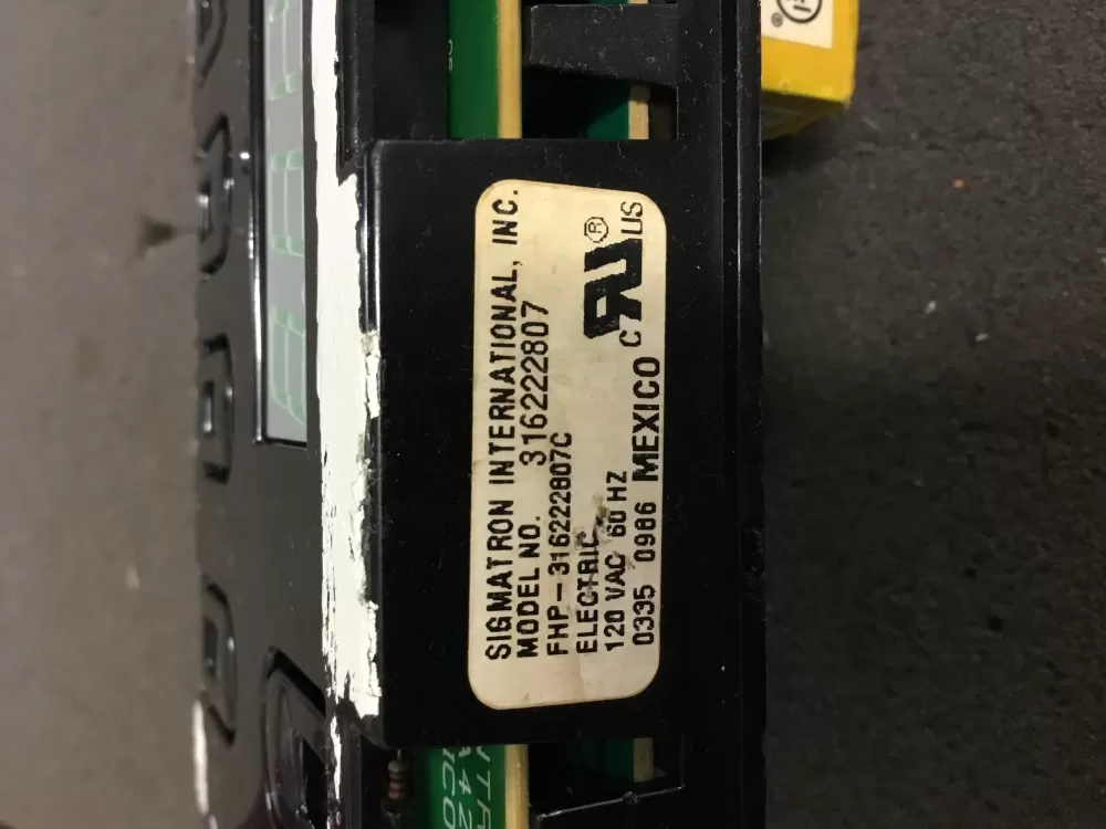 Frigidaire Kenmore AP6892696 316222801 Range Control Board AZ89134 | NR1189