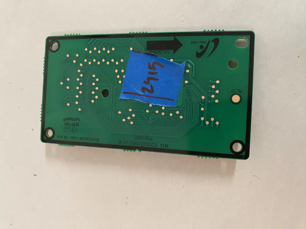 Samsung DE92-03699A Microwave Control Board Panel AZ200998 | BK2415