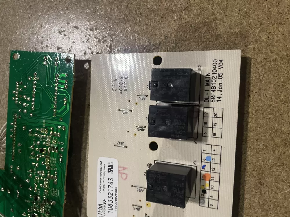 GE 165D7802P003 Dishwasher Control Board AZ28006 | KM194